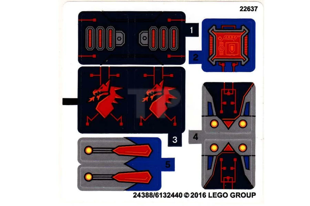 LEGO&reg; 6132440 - Sticker for Set 70319