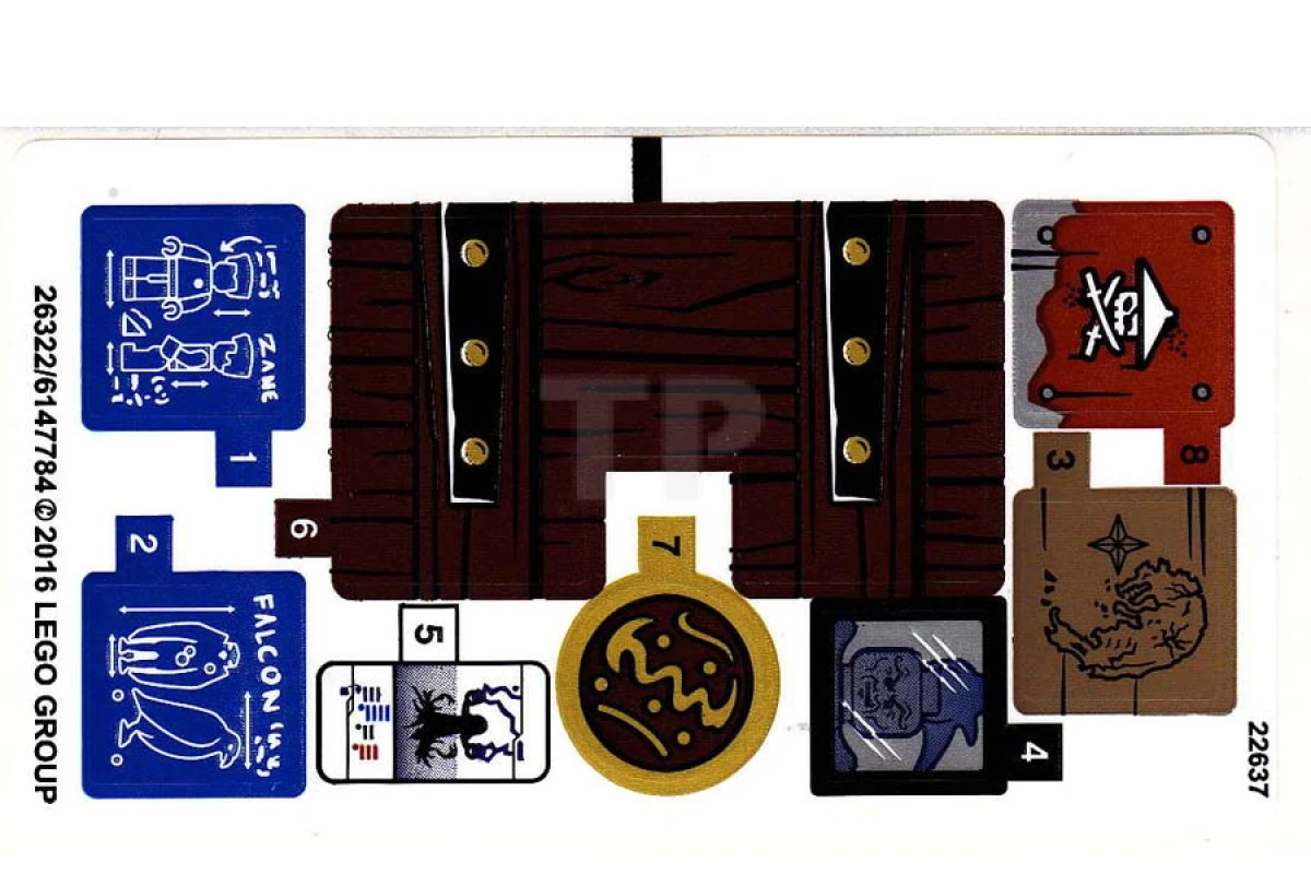 LEGO&reg; 6147784 - Sticker for Set 70594