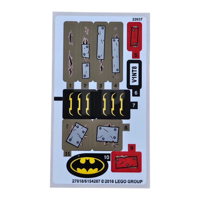 LEGO&reg; 6154288 - Sticker for Set 76054 (North American Version)