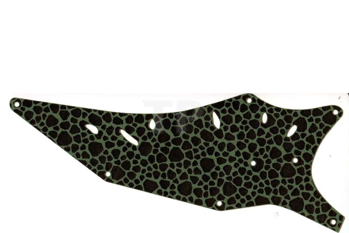 LEGO&reg; 6152060 - 26651 - Plastic Triangle 11 x 27.5 Wing Right with Gold Scales Pattern