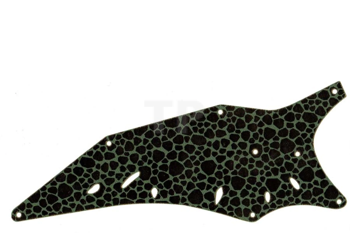 LEGO&reg; 6152065 - 26653 - Plastic Triangle 11 x 27.5 Wing Left with Gold Scales Pattern