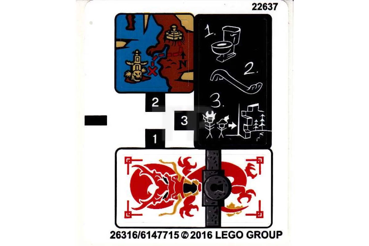 LEGO&reg;  - Sticker for Set 70591