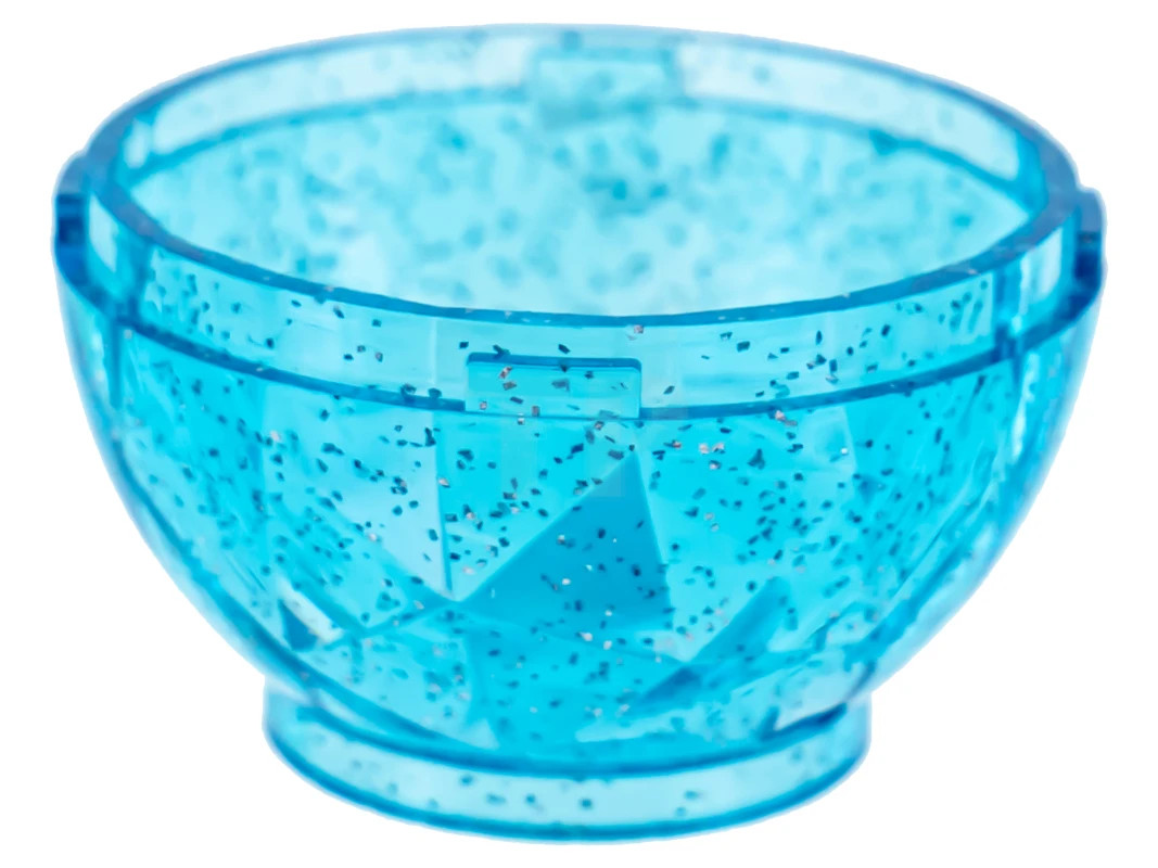 LEGO&reg; 6146508 - 24130 - Bakje, facetgeslepen, 4 x 4 x 1 2/3, drakenei bodem