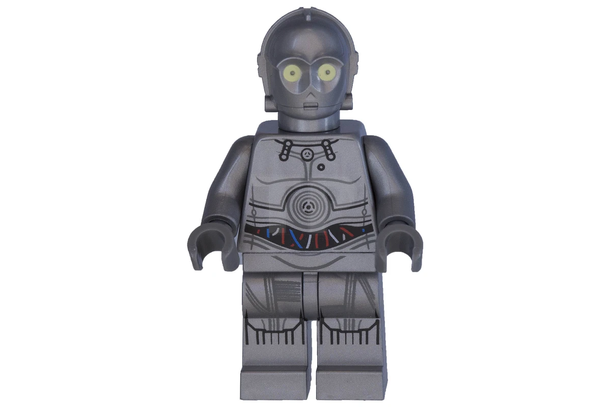 LEGO&reg; sw0766 Zilver Protocol Droid