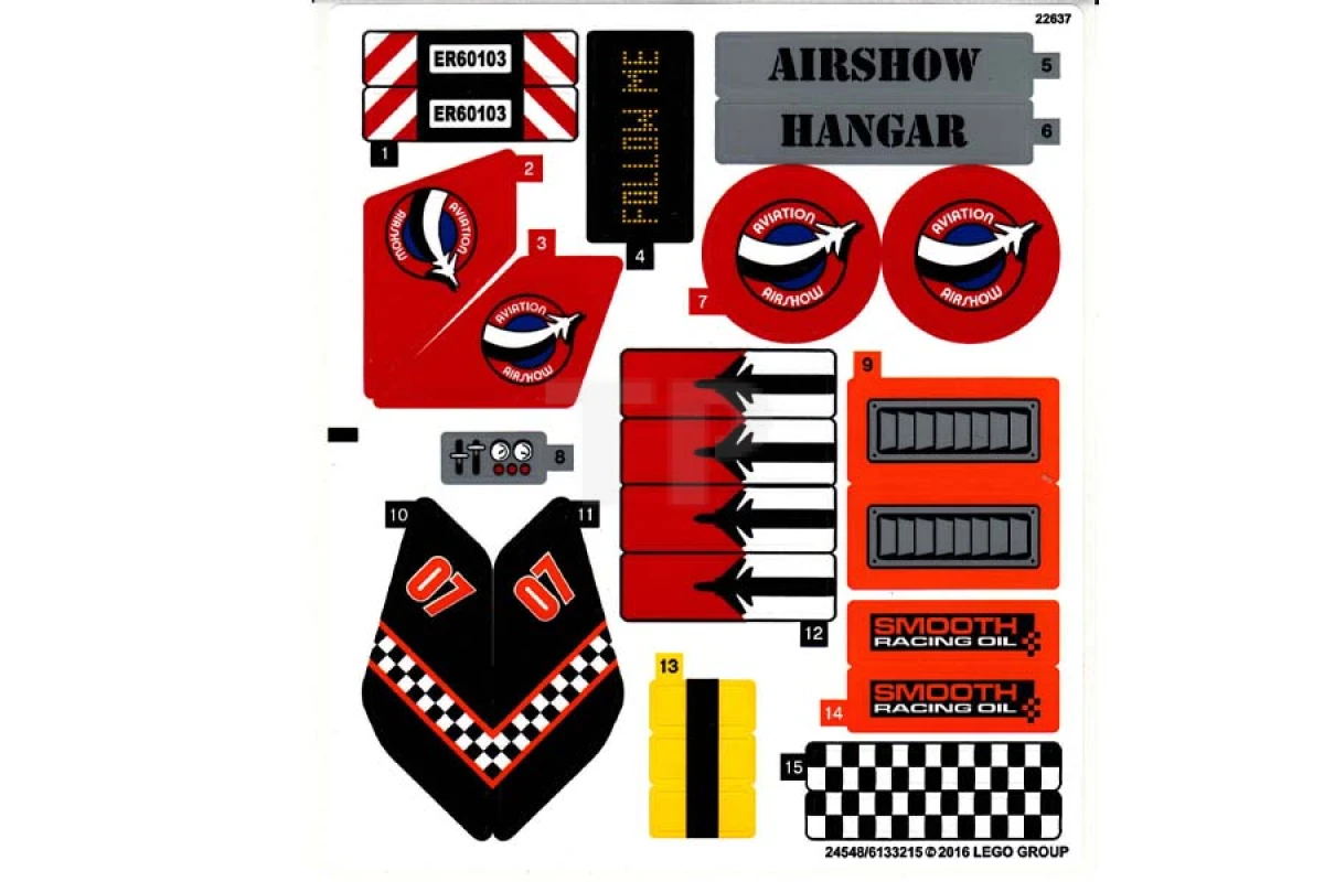 LEGO&reg; 6133215 - Autocollant pour l'ensemble 60103