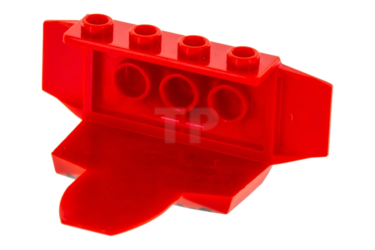 LEGO&reg; 6131806 - 24301pb02 - Oberkörper Rüstung Schulter Noppen mit schwarzen Flecken und orangefarbenen Adern Muster