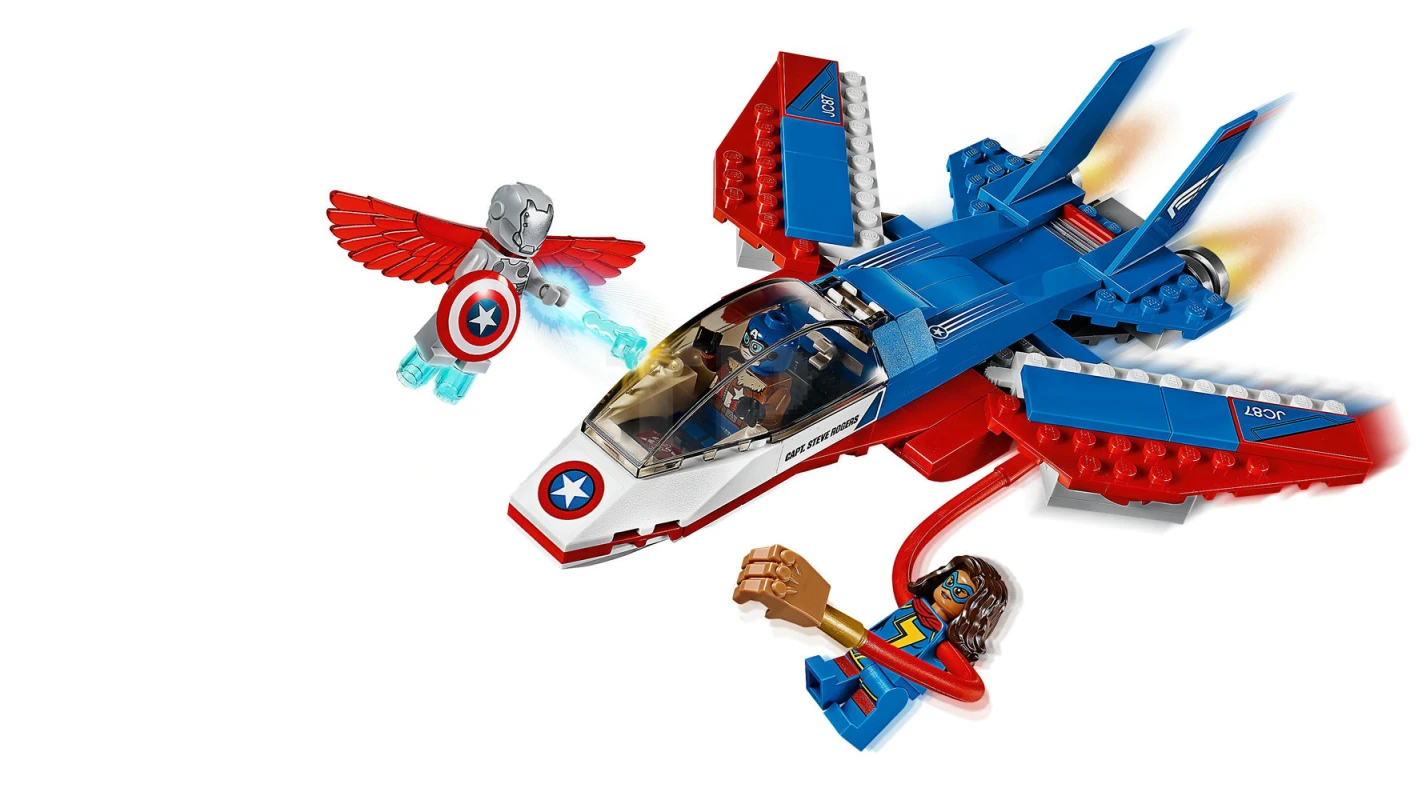 LEGO&reg; 76076 Captain America Jet Pursuit