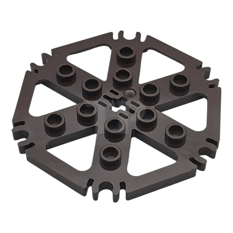 LEGO&reg; 4623927 - 64566 - Technic, Plate Rotor 6 Blade with Clip Ends Connected (Water Wheel)