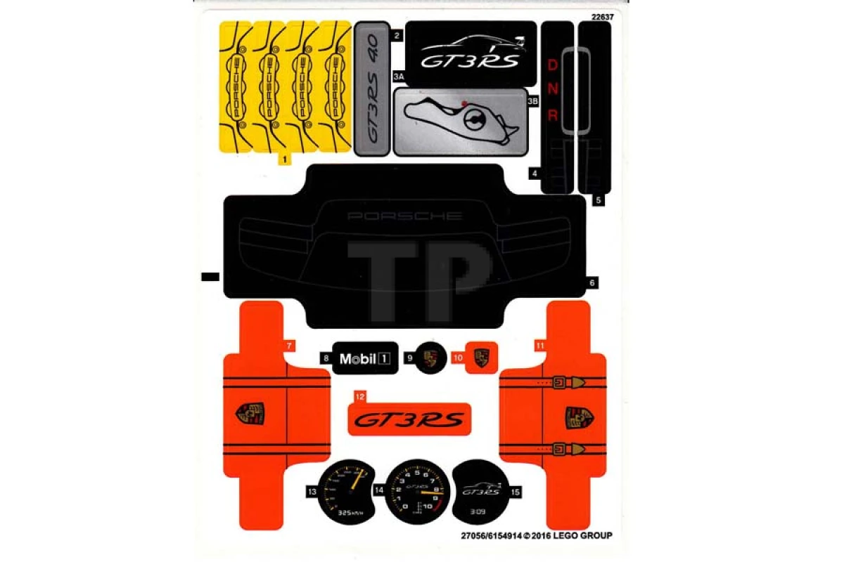 LEGO&reg; 6154914 - Adesivo per il set 42056
