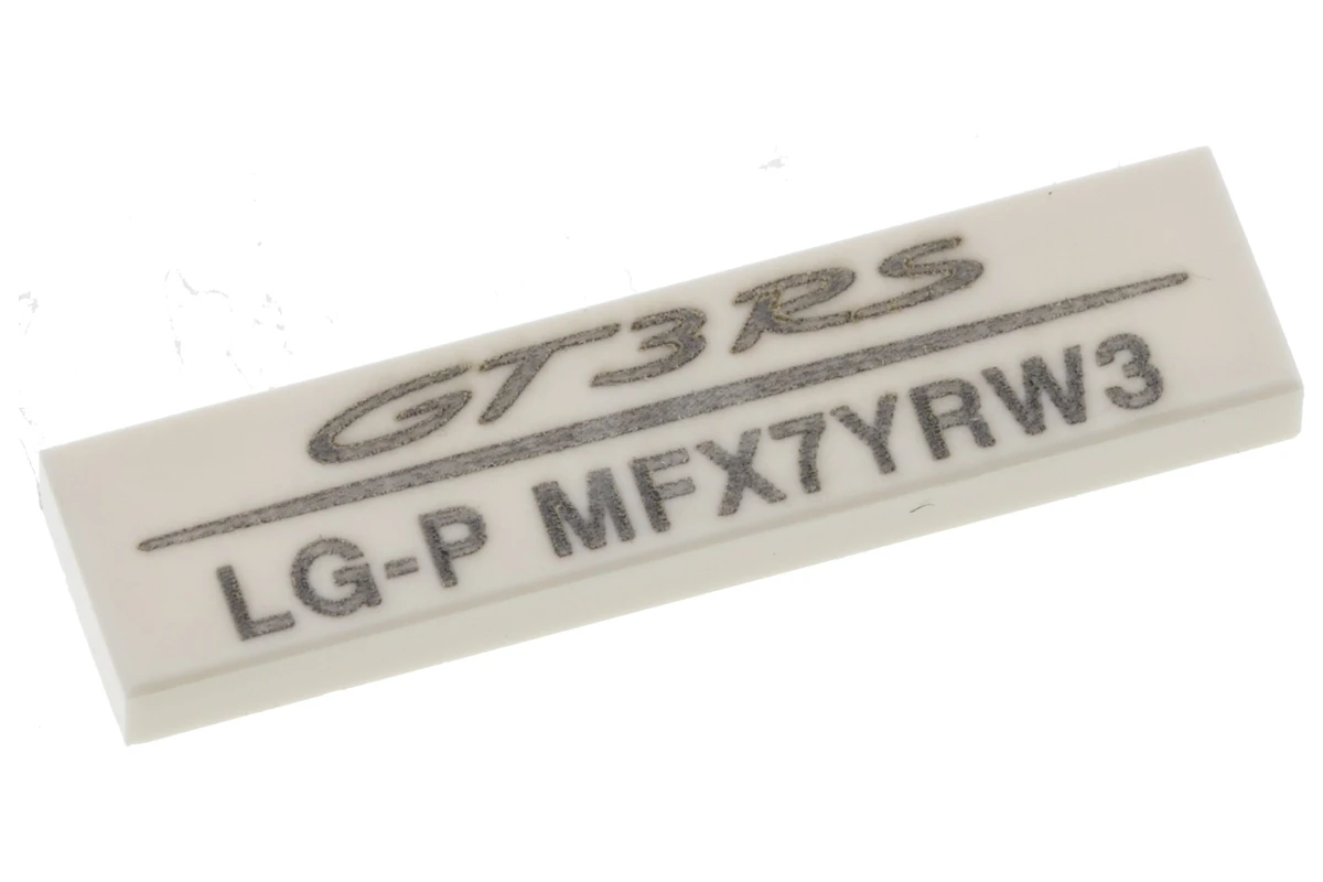 LEGO&reg; 6160271 - 2431pb429 - Piastrelle 1 x 4 con 