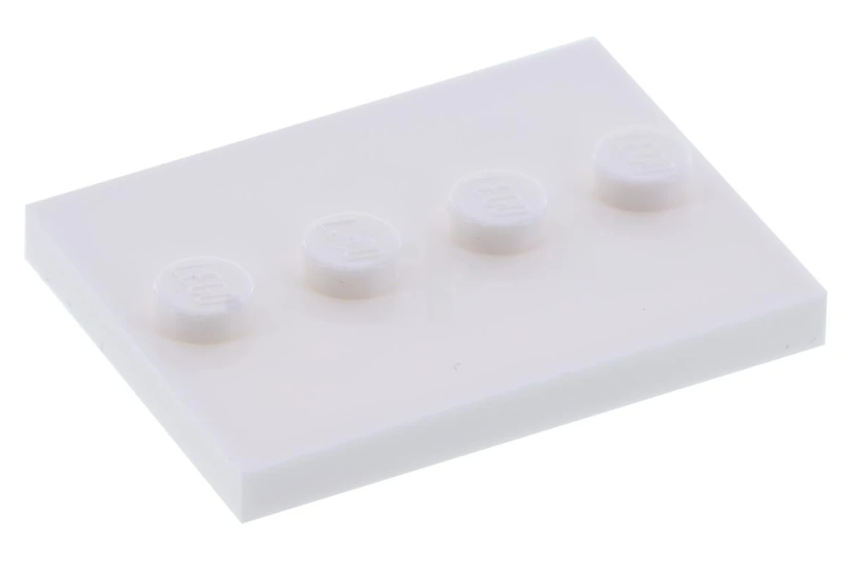 LEGO&reg; 6550154 - 88646 - Piastrelle, modificate 3 x 4 con 4 borchie al centro