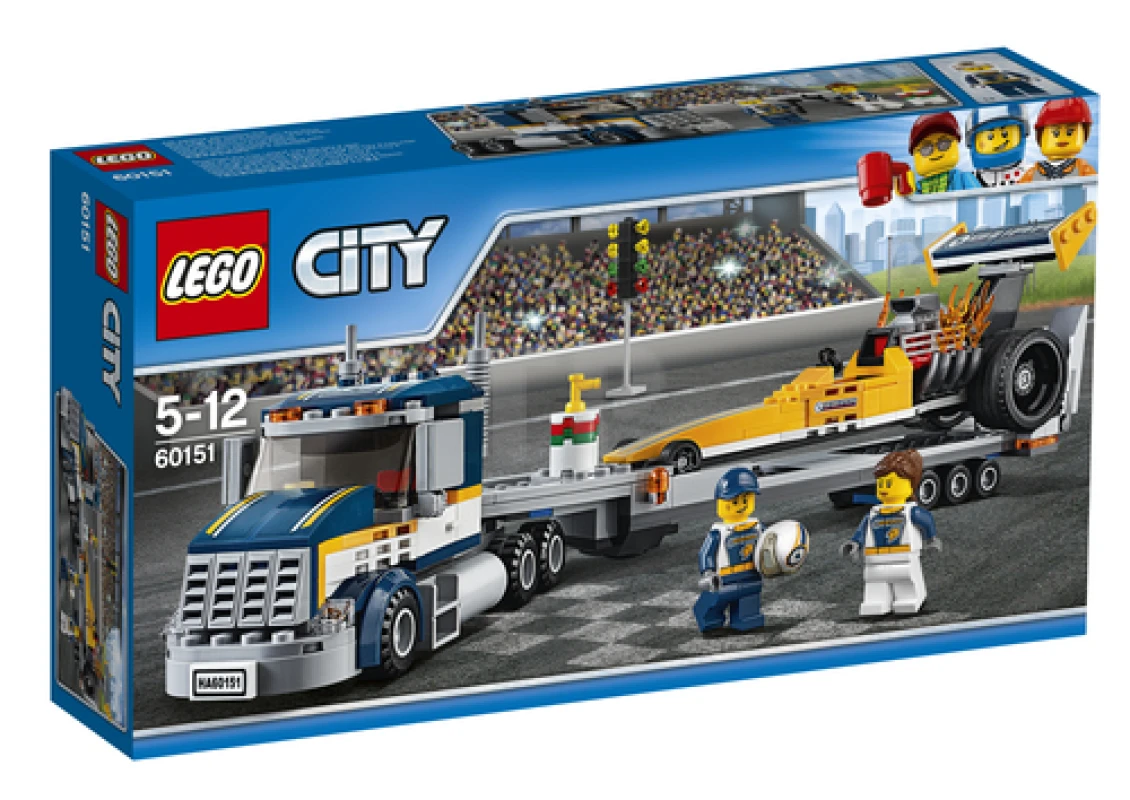 LEGO&reg; 60151 Dragster Transporter