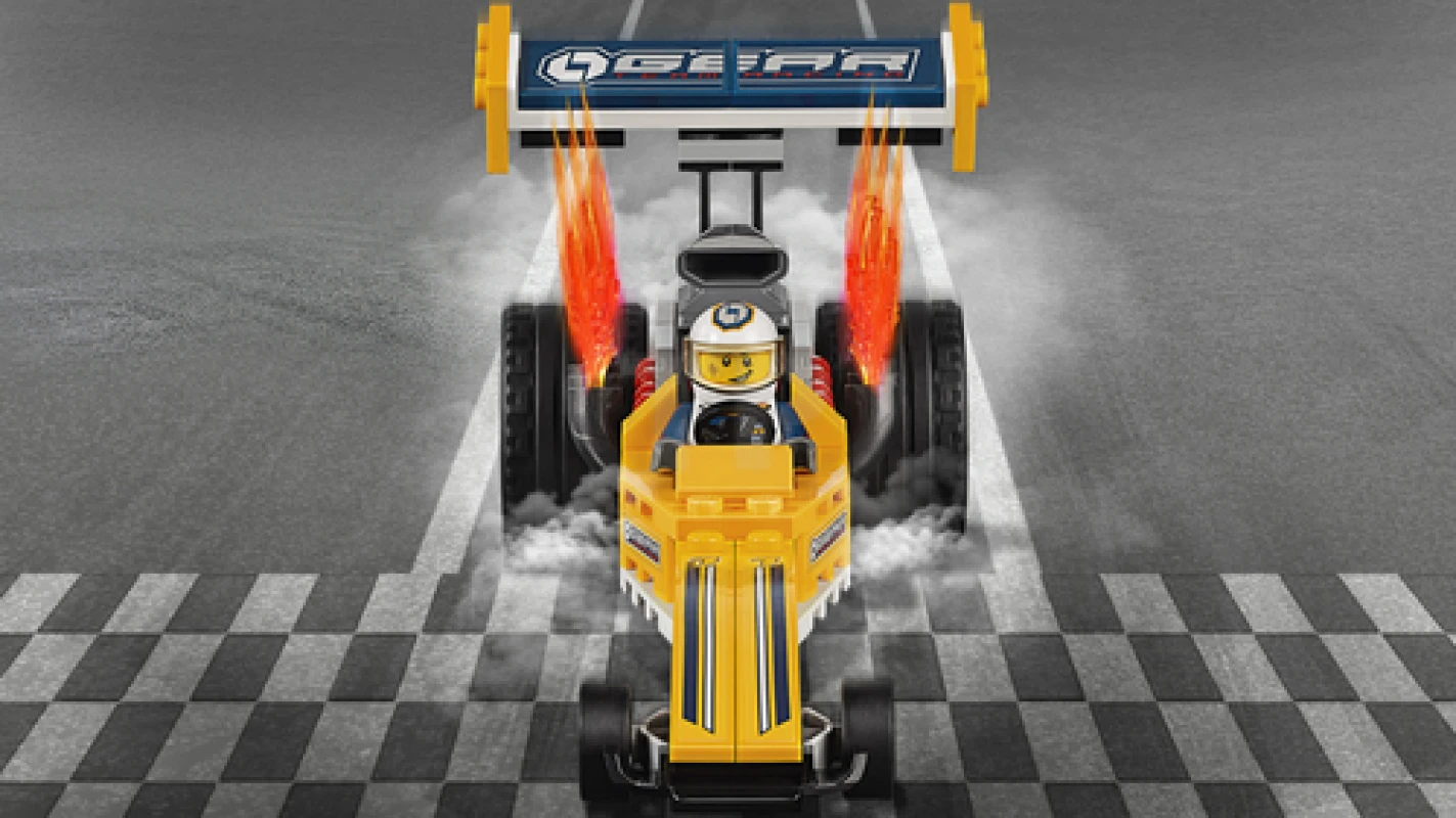 LEGO&reg; 60151 Dragster Transporter