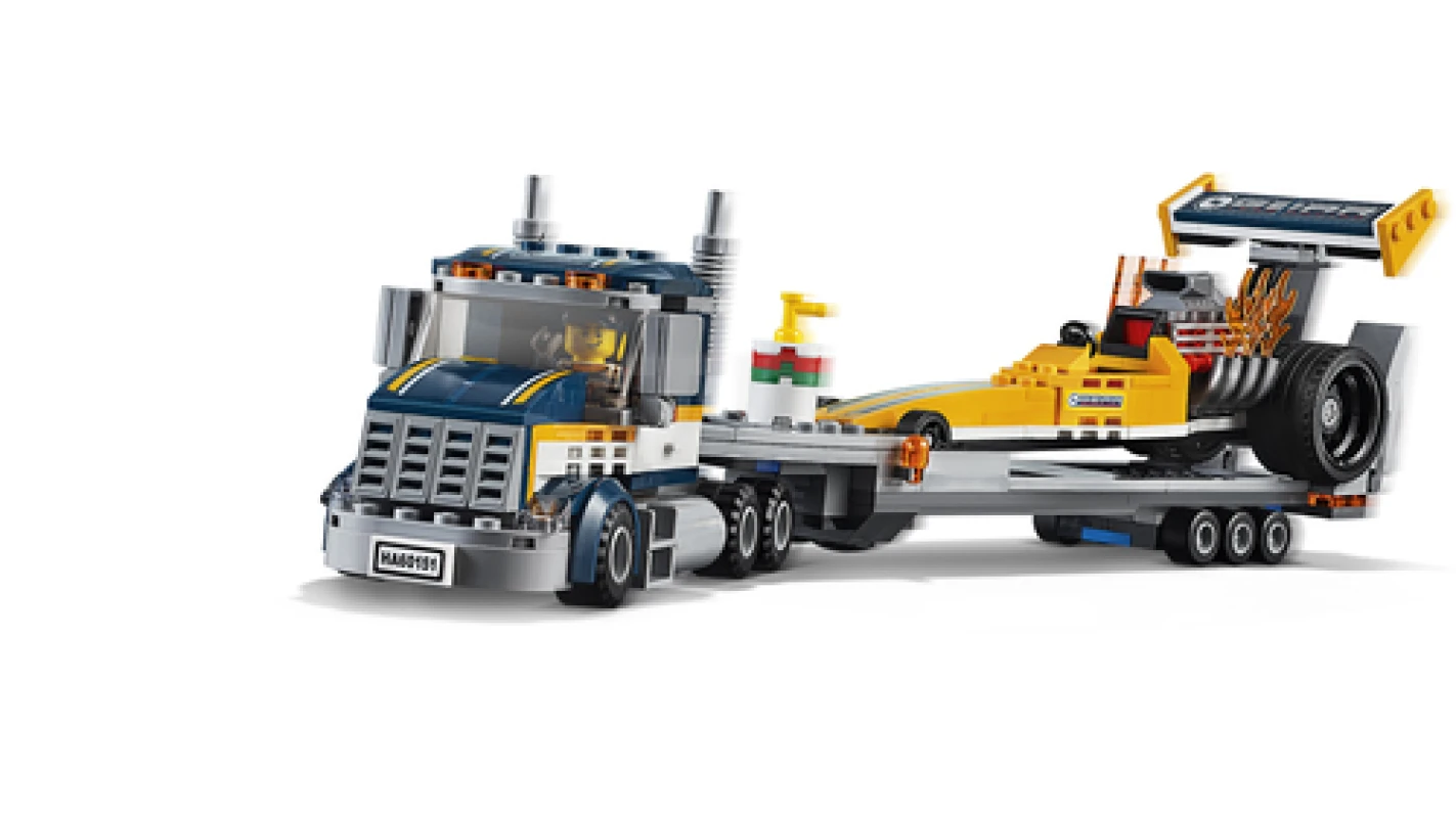 LEGO&reg; 60151 Dragster Transporter