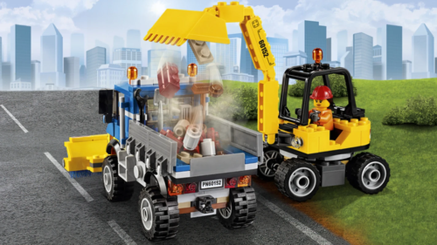 LEGO&reg; 60152 Sweeper & Excavator
