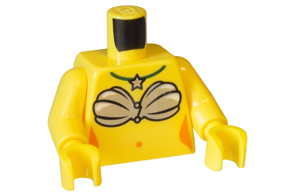 LEGO&reg; 6035488 - 973pb0526c01 - Torso (complete) with Mermaid Shell Pattern