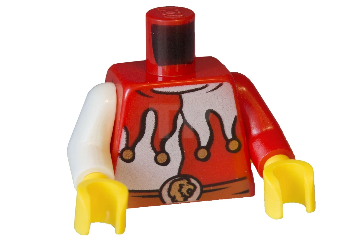 LEGO&reg; 6043810 - 973pb0675c01 - Torso (complete) with Jester's Collar Pattern