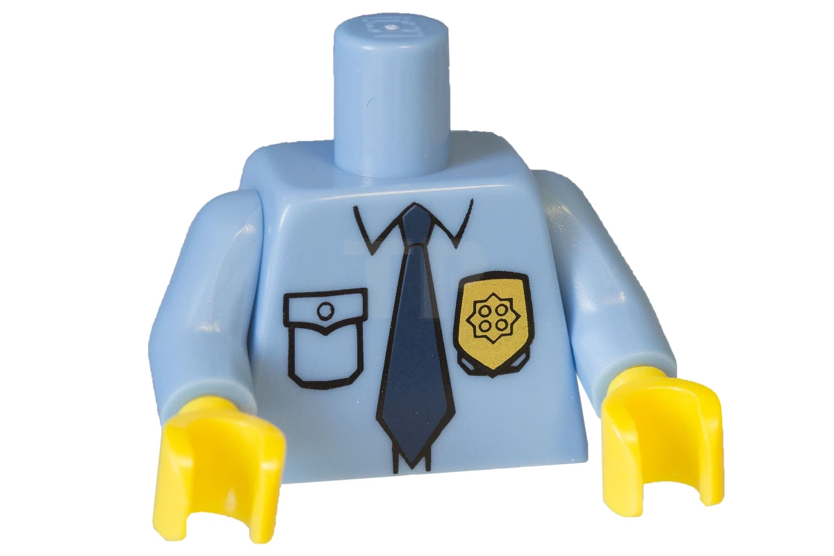 LEGO&reg; 6044000 - 973pb0801c01 - Torso (complete) with Police Shirt Pattern