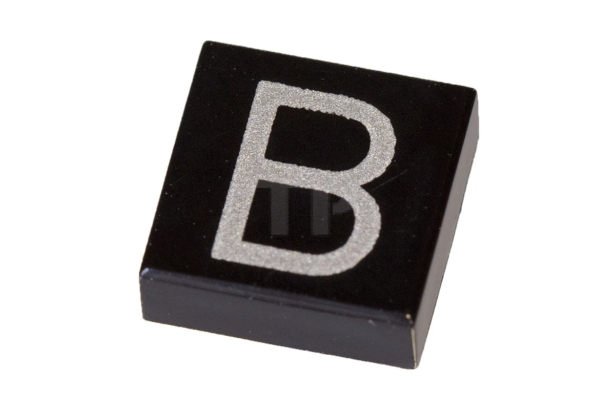 LEGO&reg; 6044163 - 3070pb010 - Fliese 1 x 1 mit Großbuchstaben B-Muster
