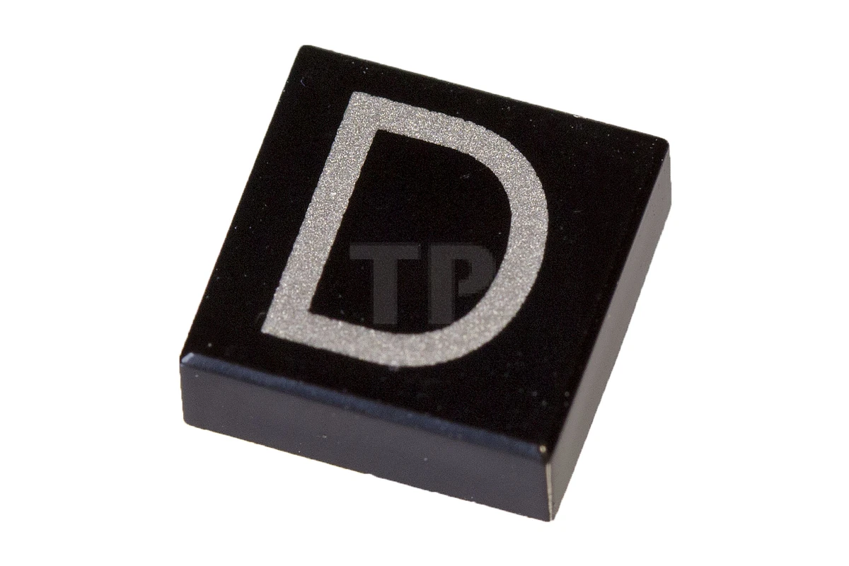 LEGO&reg; 6044192 - 3070pb012 - Fliese 1 x 1 mit Großbuchstaben D-Muster