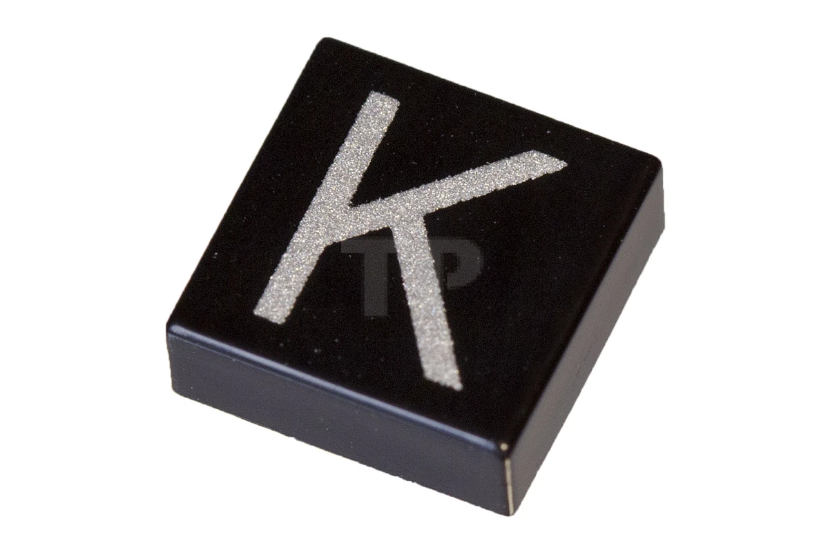 LEGO&reg; 6044160 - 3070pb019 - Tile 1 x 1 with Letter Capital K Pattern
