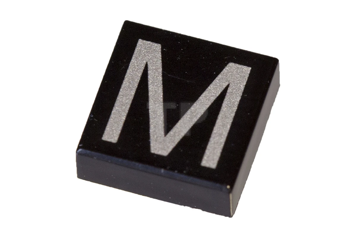 LEGO&reg; 6044174 - 3070pb021 - Fliese 1 x 1 mit Großbuchstaben M-Muster