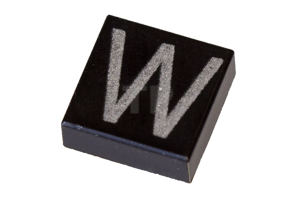 LEGO&reg; 6044206 - 3070pb031 - Fliese 1 x 1 mit Großbuchstaben-W-Muster