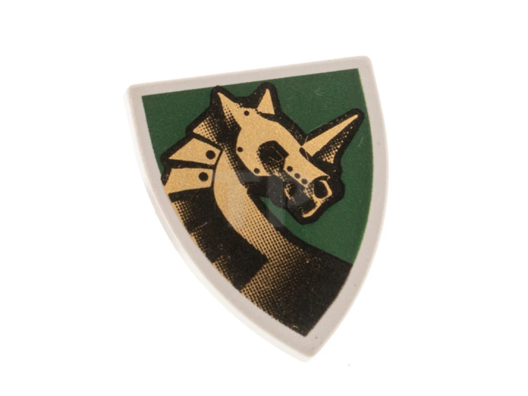 LEGO&reg; 4293418 - 3846pb020 - Shield Triangular with Unicorn Pattern