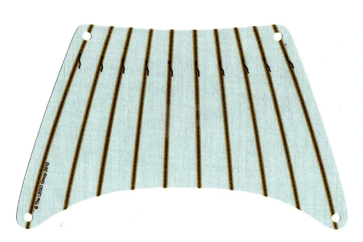 LEGO&reg; 87676 - 4562004 - Cloth Sail 28 x 18 with Dark Tan Stitching Pattern