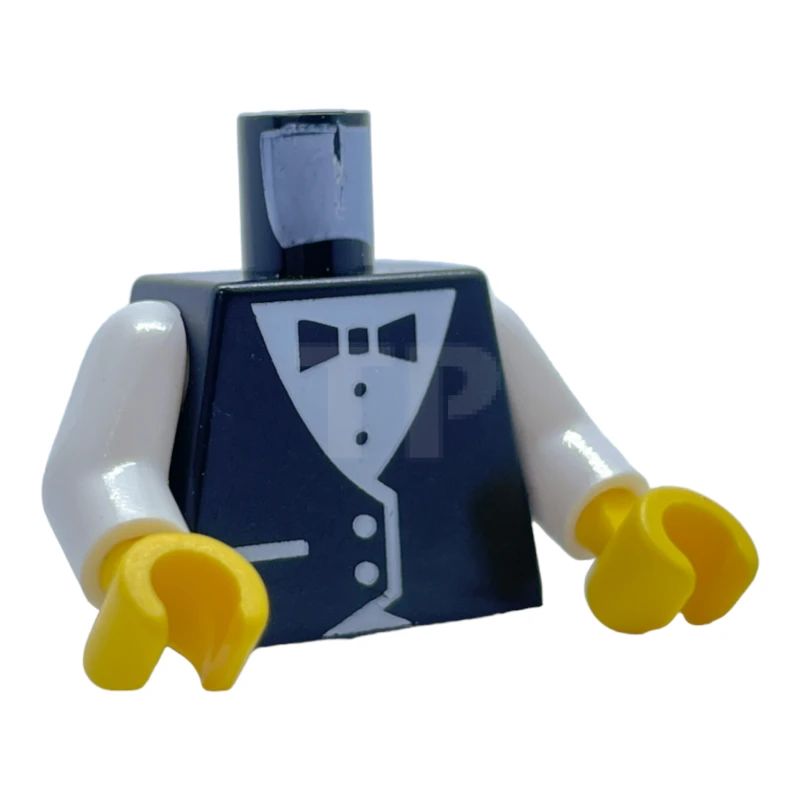 LEGO&reg; 4275341 - 973p20c01 - Torso (complete) with Formal Vest and Bow Tie Pattern