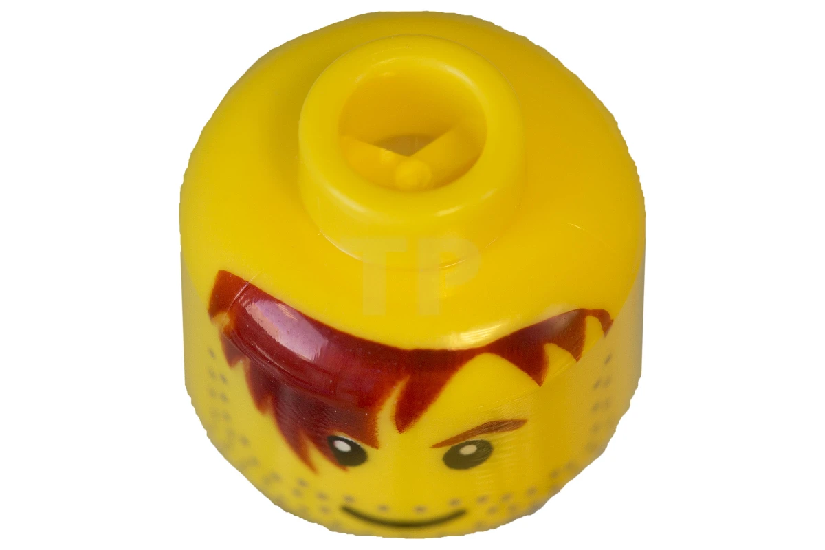 LEGO&reg; 4293394 - 3626bpb0266 - Head Minifig with Hair Loch and Stubble Pattern