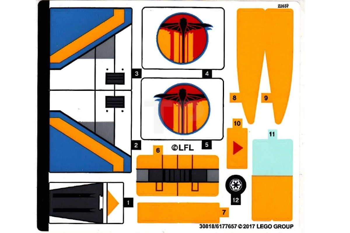 LEGO&reg; 6177657 - Sticker for Set 75170 