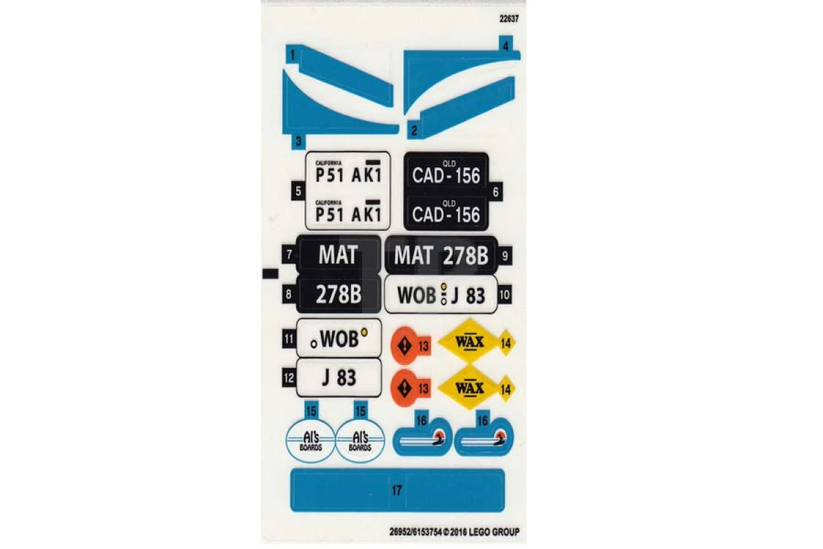LEGO&reg; 6153756 - Sticker for Set 10252