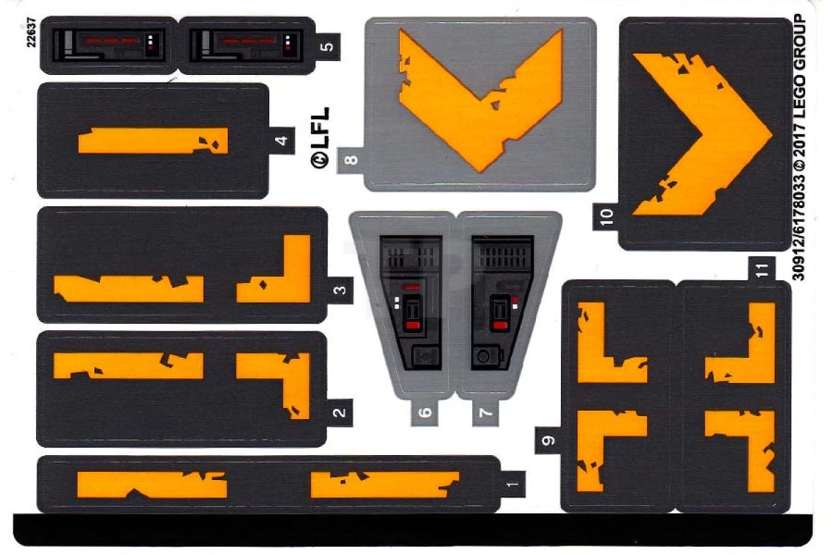 LEGO&reg;  - Sticker for Set 75171 (International Version)