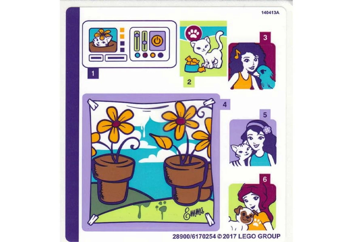 LEGO&reg; 6170254 - Sticker for Set 41305