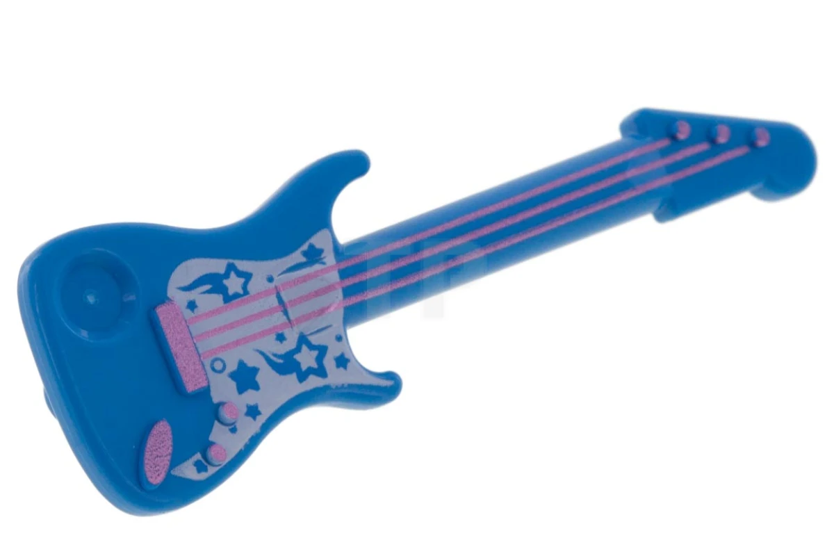 LEGO&reg; 6174613 - 11640pb04 - Electric Guitar with Stars Pattern