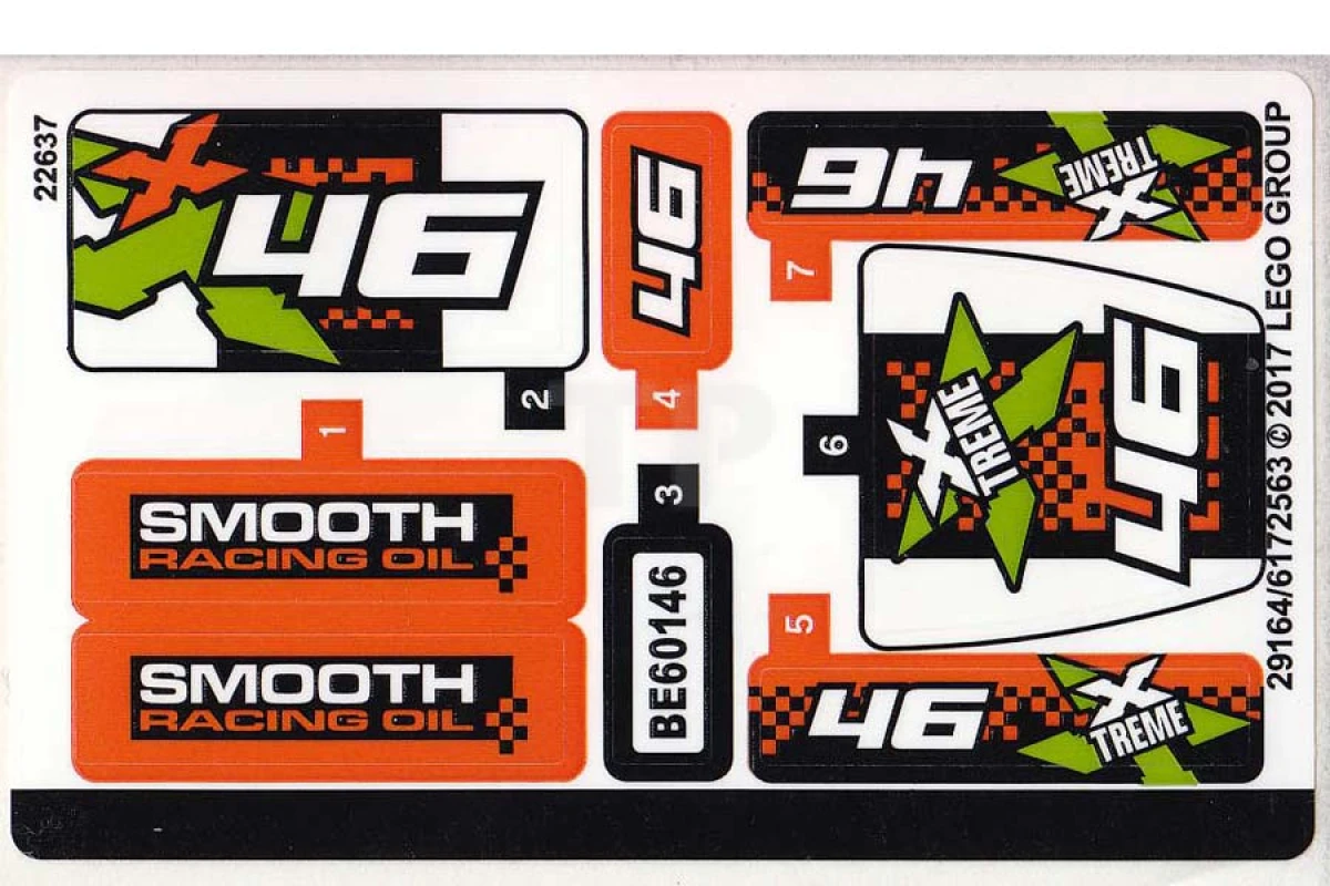 LEGO&reg;  - Sticker voor set 60146