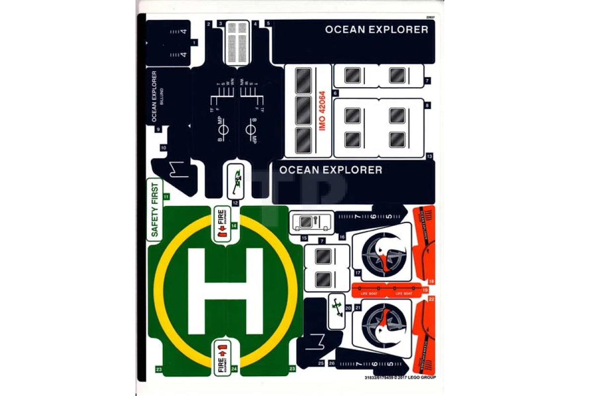 LEGO&reg; 6179459 - Sticker for Set 42064 (International Version)