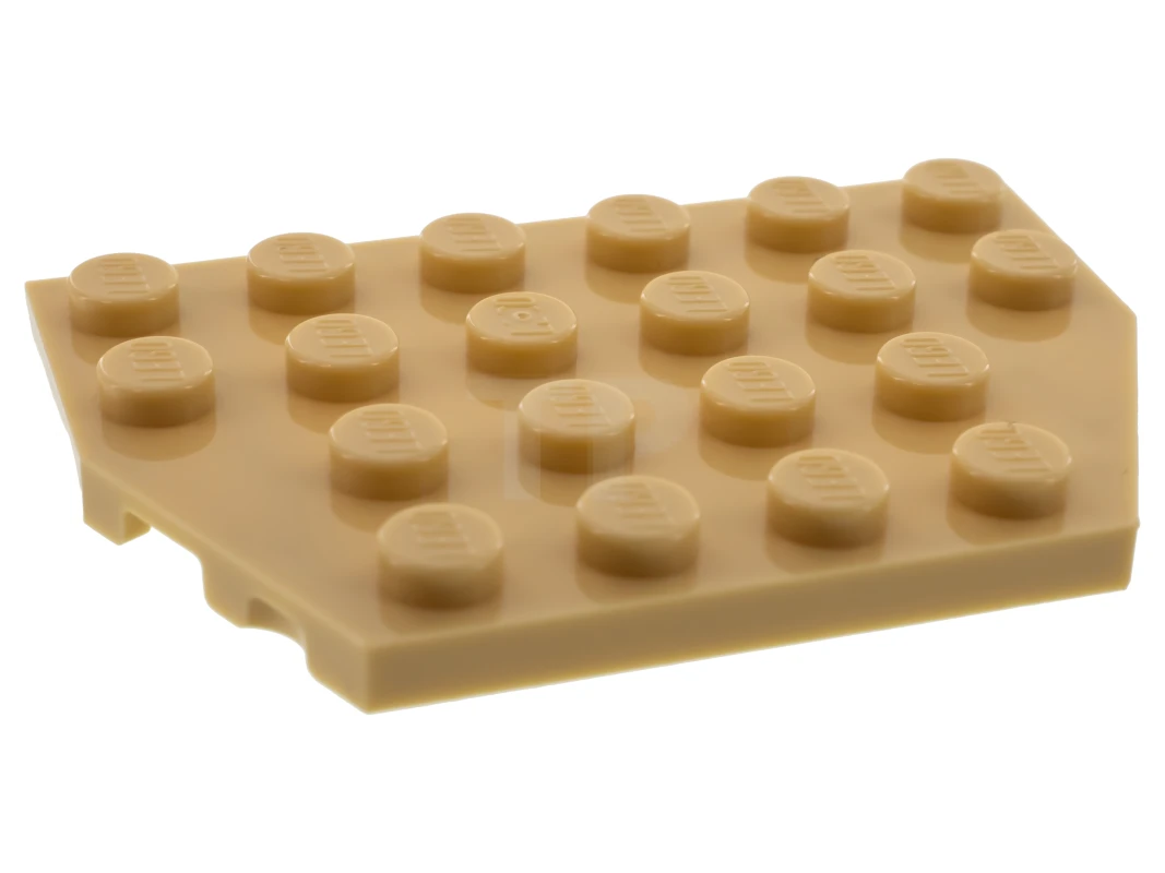 LEGO&reg; 6177878 - 32059 - Plate 4 x 6 Wedge - Cut Corners
