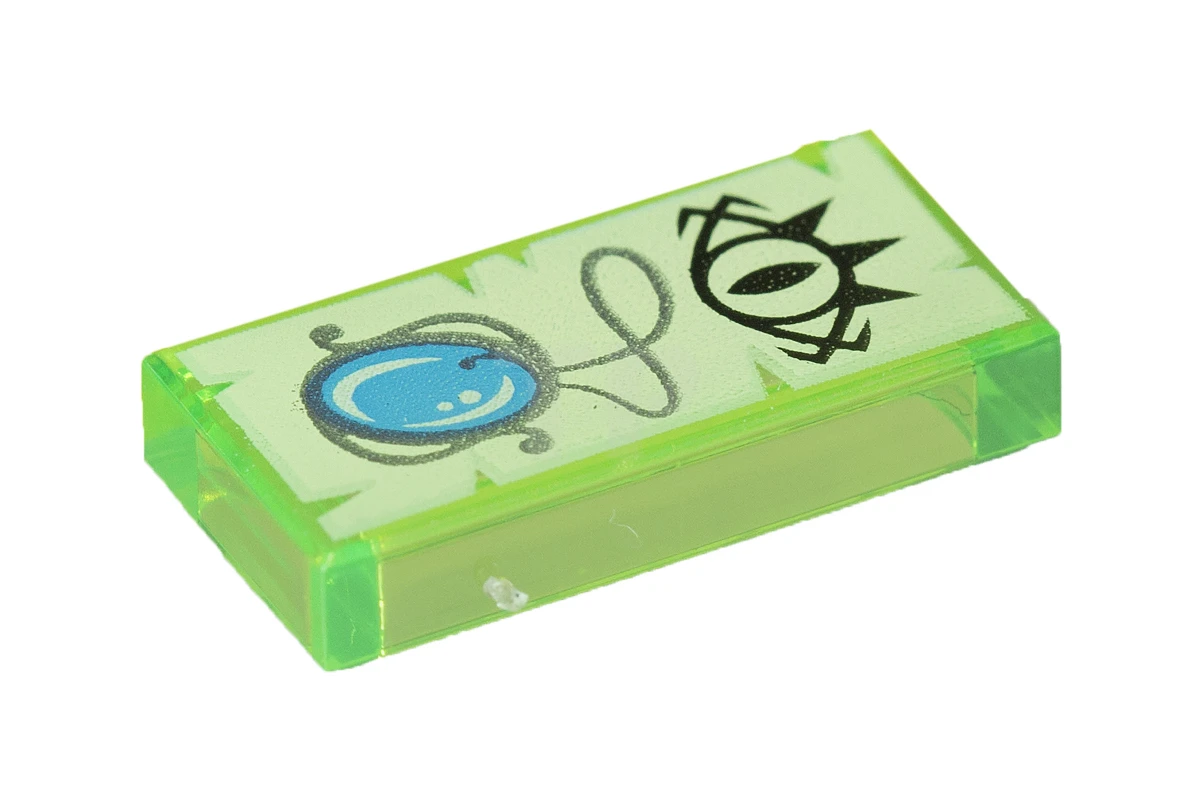 LEGO&reg; 6251603 - 3069pb0556 - Tile 1 x 2 with Goblin Eye Pattern