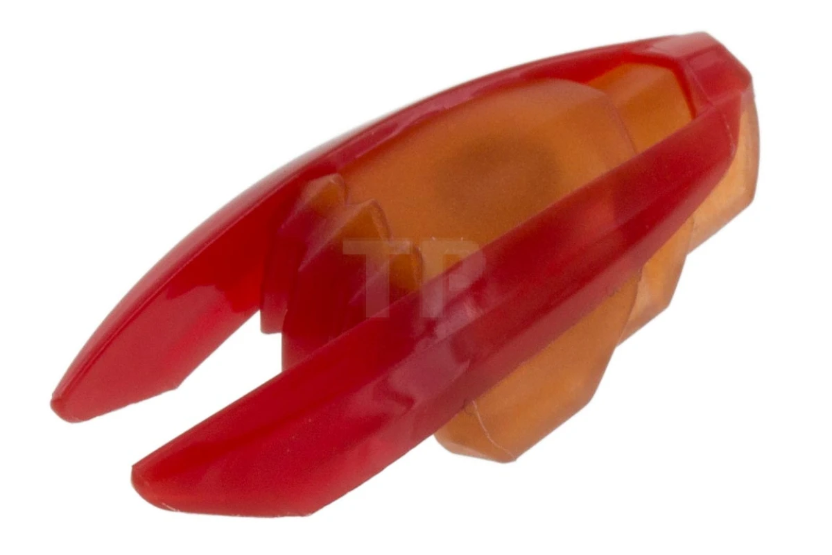 LEGO&reg; 6170925 - 28587pb03 - Minifig, Weapon Ninjago Time Blade with Trans-Red Claws and Blades Pattern