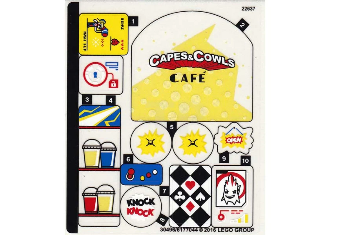 LEGO&reg; 6177044 - Sticker for Set 41231 