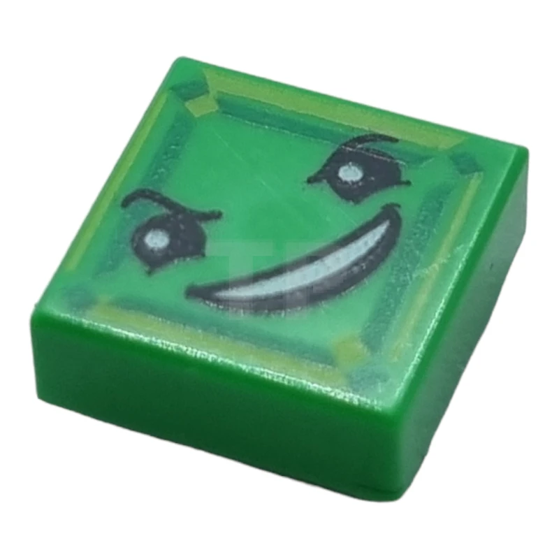 LEGO&reg; 6174110 - 3070pb112 - Fliese 1 x 1 mit Gesichtsmuster (Kryptomit)