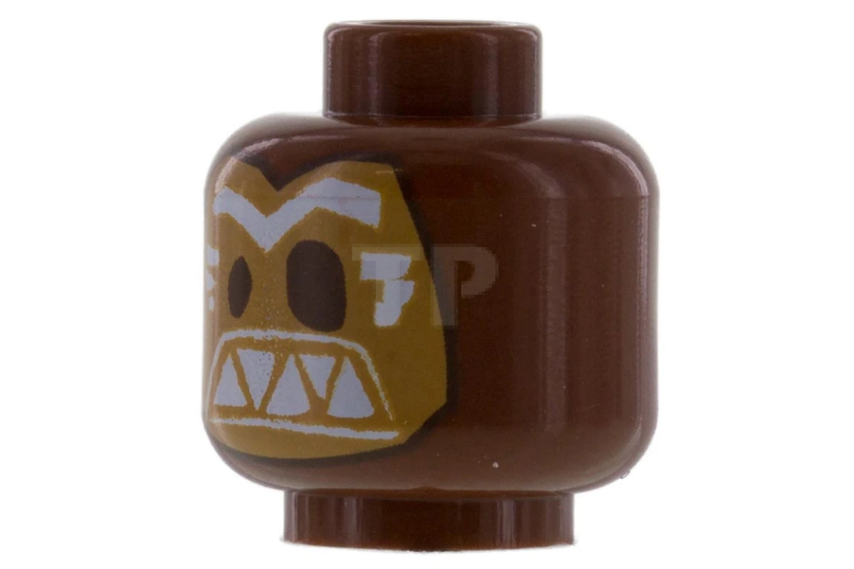 LEGO&reg; 6175377 - 3626cpb1704 - Minifig testa con maschera aliena (Kakamora)