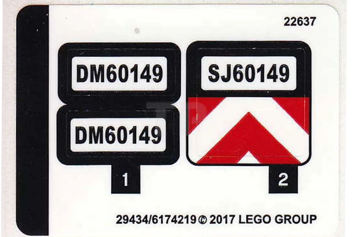 LEGO&reg;  - Sticker for Set 60149