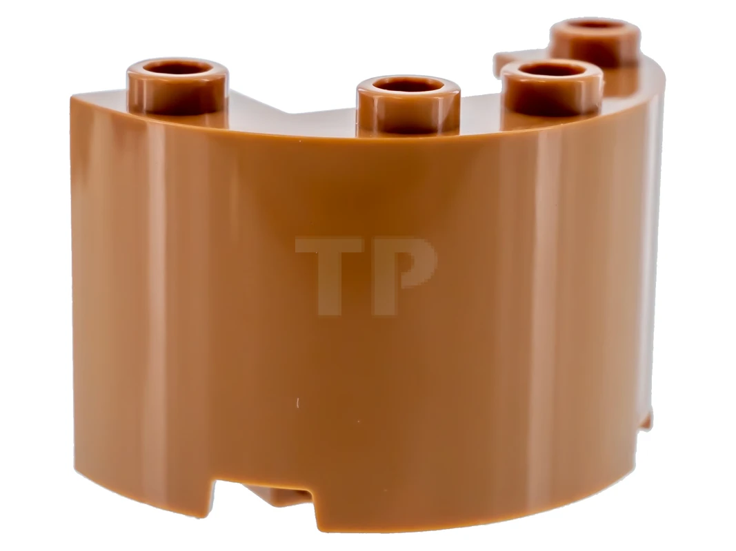 LEGO&reg; 6249553 - 24593 - Cylinder Half 2 x 4 x 2 with 1 x 2 Cutout