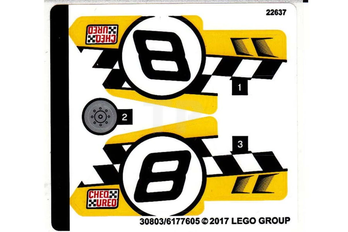 LEGO&reg;  - Aufkleber für Set 42058