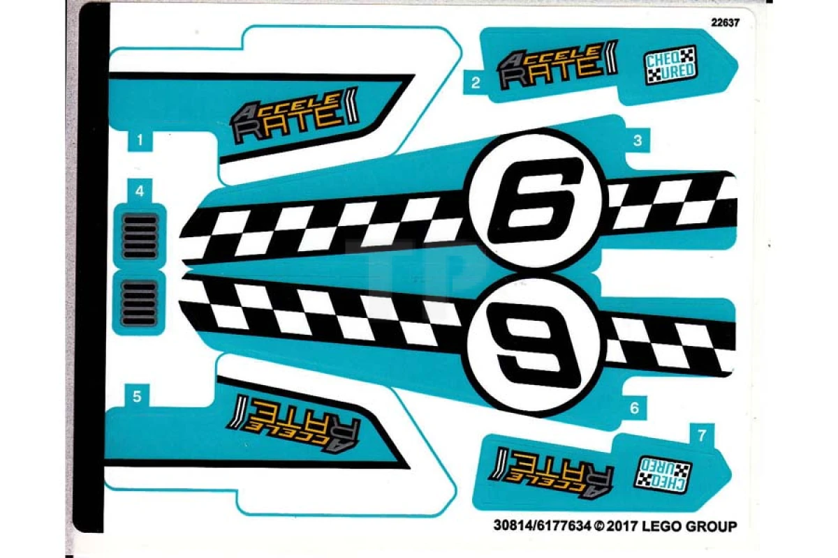 LEGO&reg; 6177634 - Sticker for Set 42059