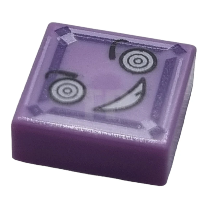 LEGO&reg; 6174120 - 3070pb116 - Fliese 1 x 1 mit Face Crooked Smile Muster (Kryptomit)