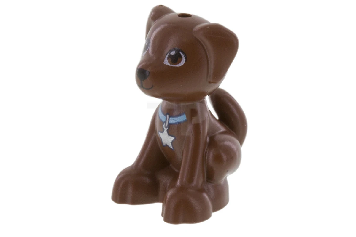 LEGO&reg; 6179048 - 27986pb01 - Dog Puppy Sitting with Pattern